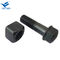 M24x75 MM Grade 12.9 Track Pad Bolts For Sany SY365 Excavator